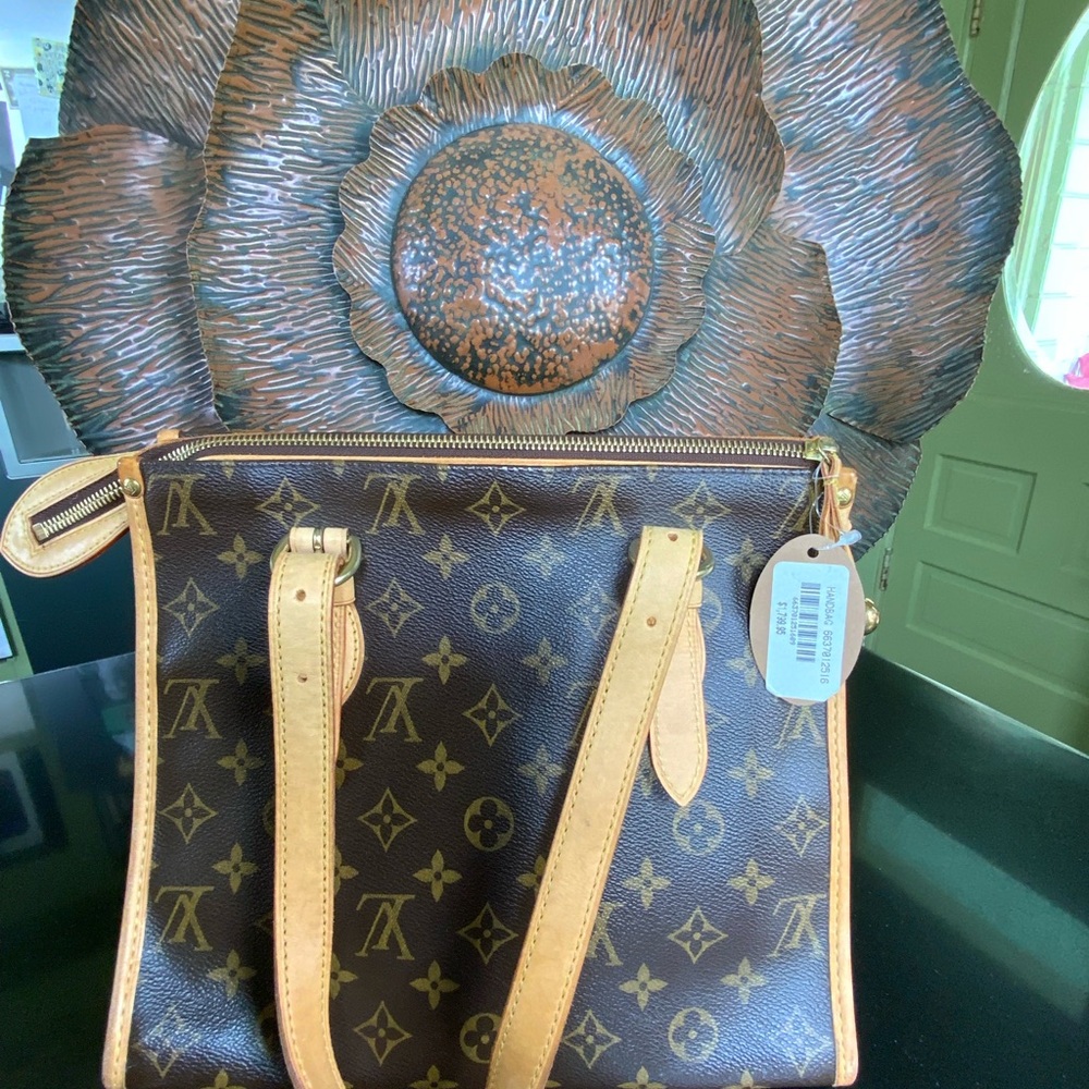 🤎🤎LOUIS VUITTON 🤎🤎VINTAGE POPIN COURT CANVAS TOTE.  Lovely Bag